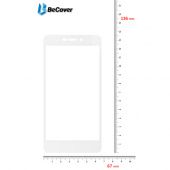 BeCover Glass Crystal 9H for Xiaomi Redmi 4A White (701036)