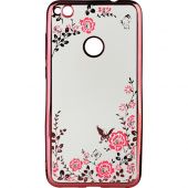 BeCover Flowers Series для Huawei P8 Lite 2017 Pink (701300)