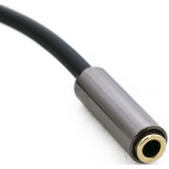 Extradigital Audio 3.5mm (Plug-Socket), 5m, 30 AWG, Stereo, Gold, PVC