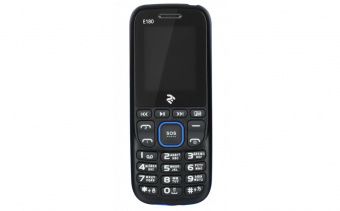 2E E180 Dual Sim (Black/Blue)