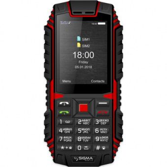 Sigma mobile Х-treme DT68 Dual Sim (Black/Red)