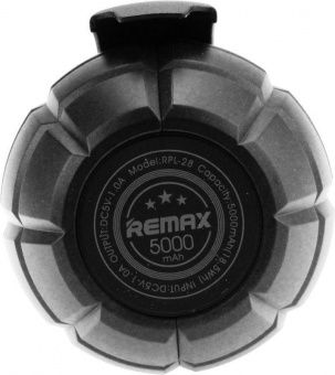 Remax Power Bank Grenade Series RPL-28 5000 mah Black
