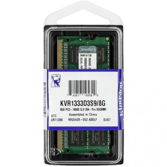 KINGSTON SO-DIMM DDR3 1333MHz 8GB (KVR1333D3S9/8G)