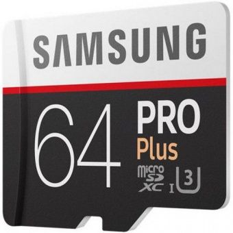 Samsung 64 GB microSDXC Pro Plus UHS-I G3 (MB-MD64GA/RU)