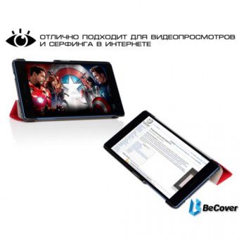 BeCover Smart Case для Lenovo Tab 3-730X Red (700953)