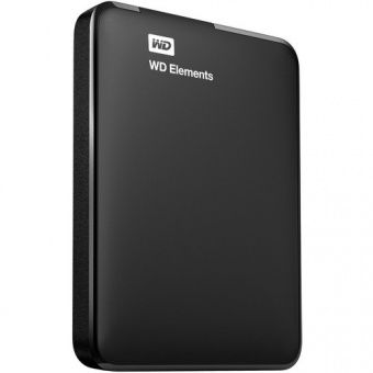 WD USB 1TB Elements Black (WDBUZG0010BBK-WESN)