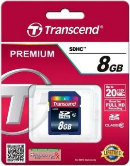 Transcend 8 GB SDHC class 10 (TS8GSDHC10)