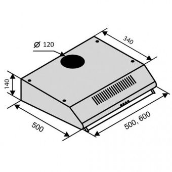 Ventolux ALDO 60 WH 2M