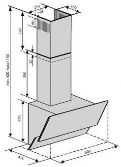 Ventolux WAVE 60 WH (750) TRC