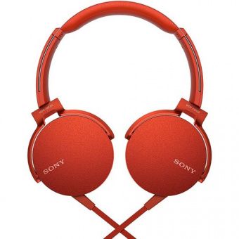 Sony MDR-XB550AP Red