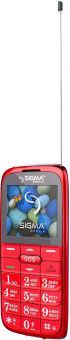 Sigma mobile Comfort 50 Slim (Red)
