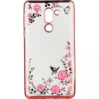 BeCover Flowers Series для Huawei GR5 2017 Pink (701296)