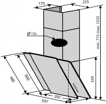 Ventolux TORINO 60 X/BK (750) IT