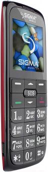 Sigma mobile Comfort 50 Slim (Black-Red)