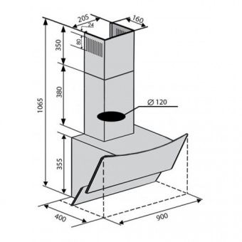 Ventolux WAVE 90 WH (1000) TRC IT